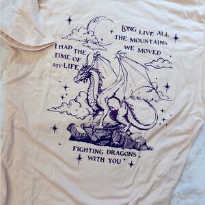 Taylor Swift Lyrics Tee Medium